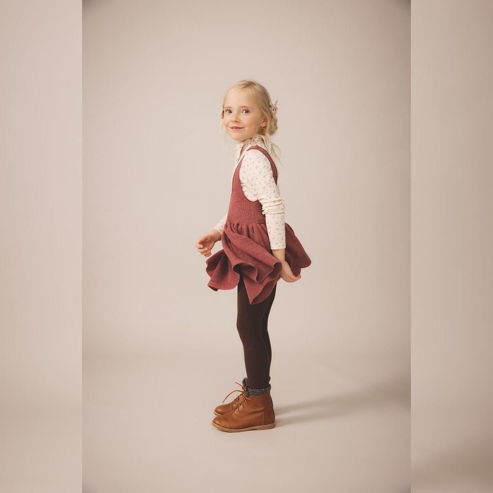 D2-92623䳫ϡSoor Ploom å˥åȥԥʥեɥ쥹 / Sage Pinafore - Cherry img2