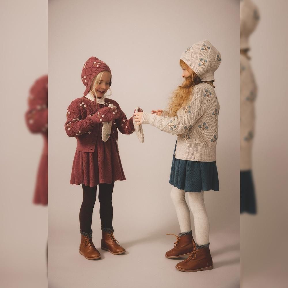 D2-92623䳫ϡSoor Ploom å˥åȥԥʥեɥ쥹 / Sage Pinafore - Cherry img7