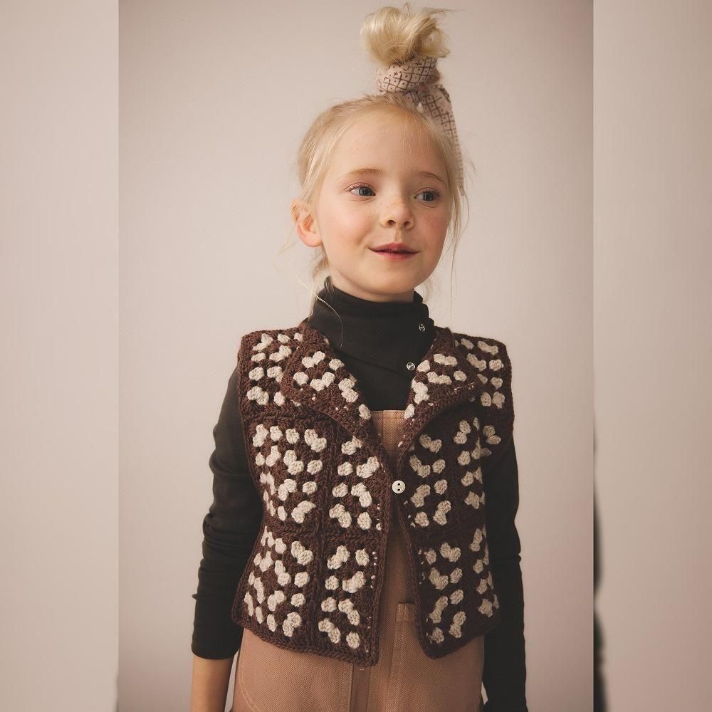D2-92623䳫ϡSoor Ploom å˥åȥ٥ / Squares Smock - Prune img1