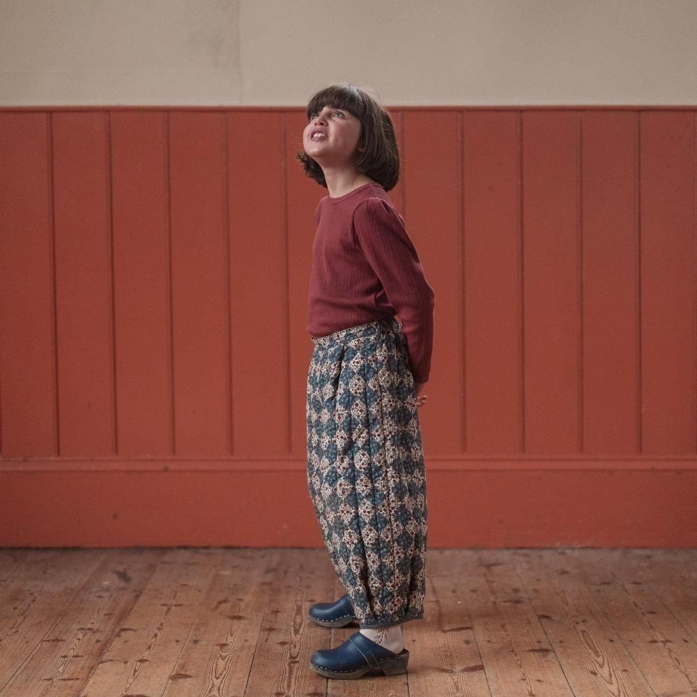 93021䳫ϡLittle Cotton Clothes åȥѥ / Quilted Jessica Trousers Harlequin Floral img9