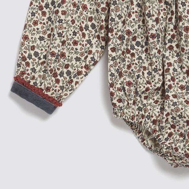 Little Cotton Clothes ѡ / Hallie Romper Cottage Floral img2