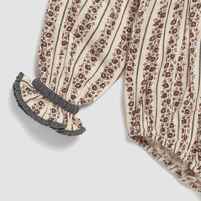 Little Cotton Clothes ロンパース / Emille Romper Mallory Floral