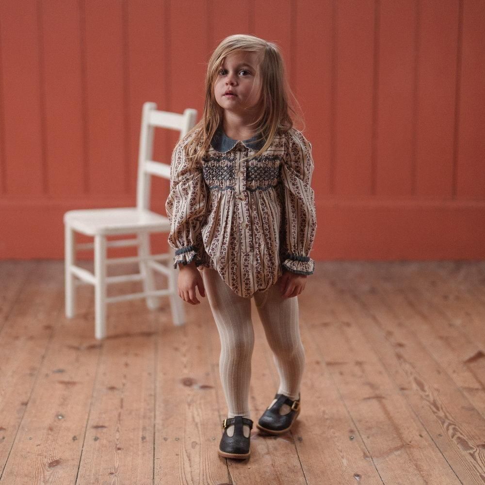 Little Cotton Clothes ѡ / Emille Romper Mallory Floral img4