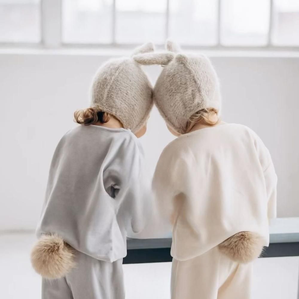 bambolina դܥͥå / boucle Lapin hat beige img4