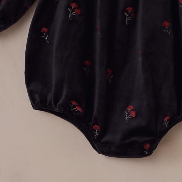 NORALEE ٥ӡѡ / Annette Romper Velvet Floral img2