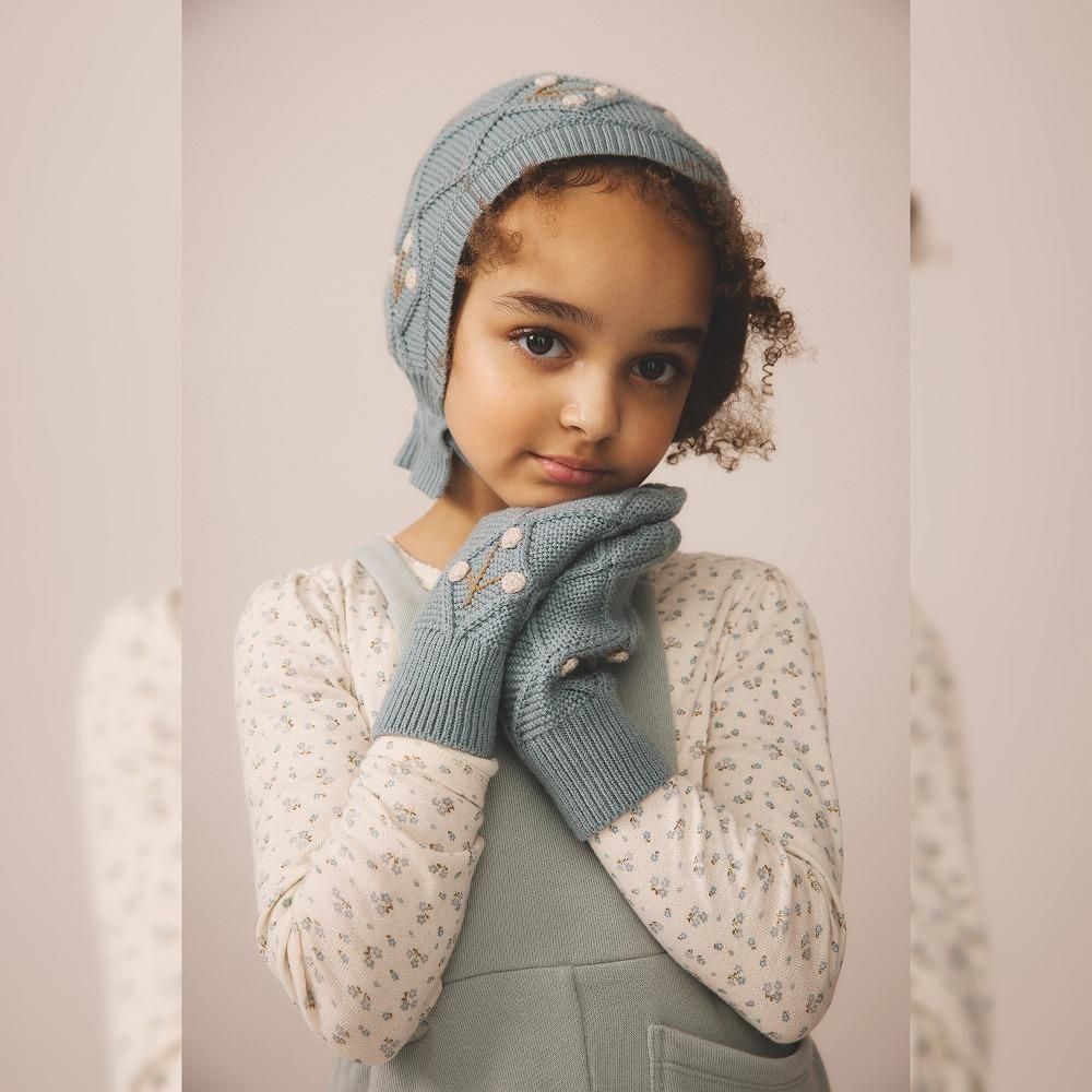 D3-̤Soor Ploom å󥰥꡼T / Long Sleeve Pouf Tee - Calico Print Pointelle, Oasis img2