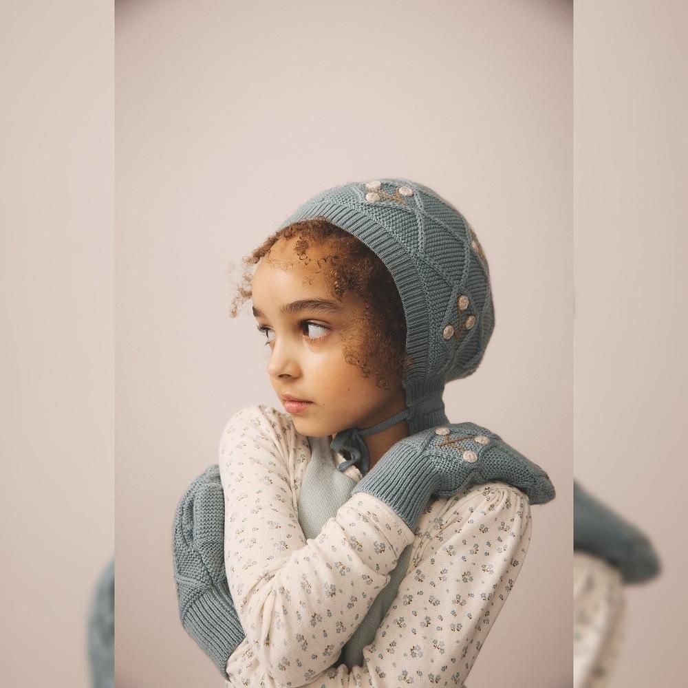 D3-̤Soor Ploom å󥰥꡼T / Long Sleeve Pouf Tee - Calico Print Pointelle, Oasis img5