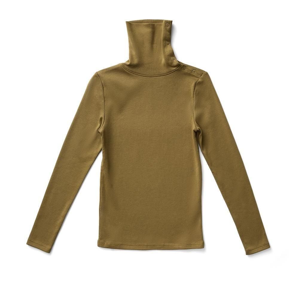 soor ploom タートルネック　2y Soor Ploom キッズタートルネック / Long Sleeve Snap
