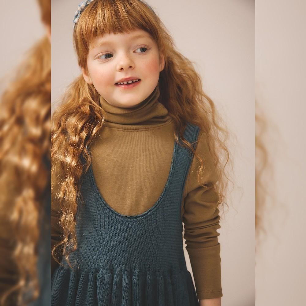 Soor Ploom キッズタートルネック / Long Sleeve Snap