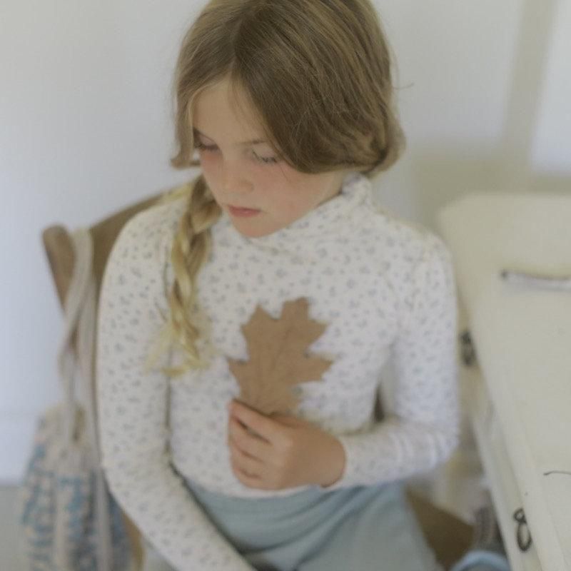 D3-̤Soor Ploom åȥͥå / Long Sleeve Snap Turtleneck - Calico Print PTL, Rosewood img9
