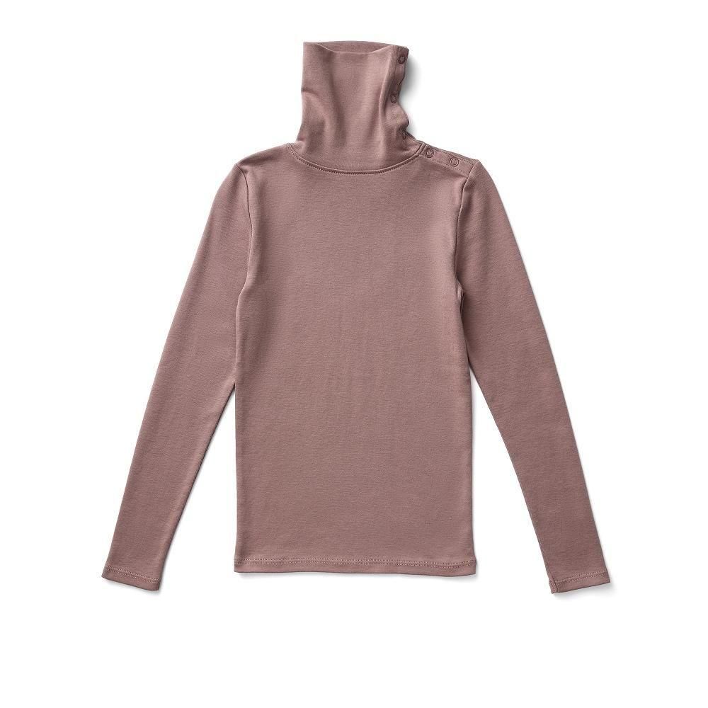 Soor Ploom キッズタートルネック / Long Sleeve Snap Turtleneck