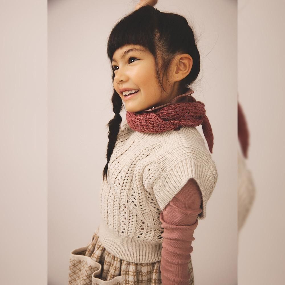 soor ploom タートルネック　2y Soor Ploom キッズタートルネック / Long Sleeve Snap Turtleneck