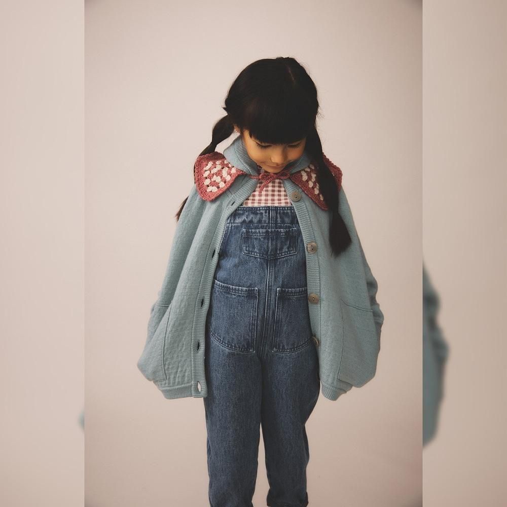 Soor Ploom キッズタートルネック / Long Sleeve Snap Turtleneck