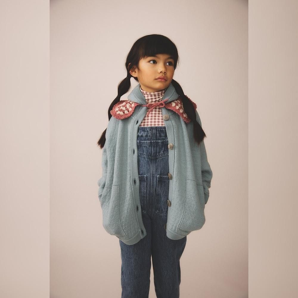 D3-̤Soor Ploom åȥͥå / Long Sleeve Snap Turtleneck - Gingham Print, Cherry img7