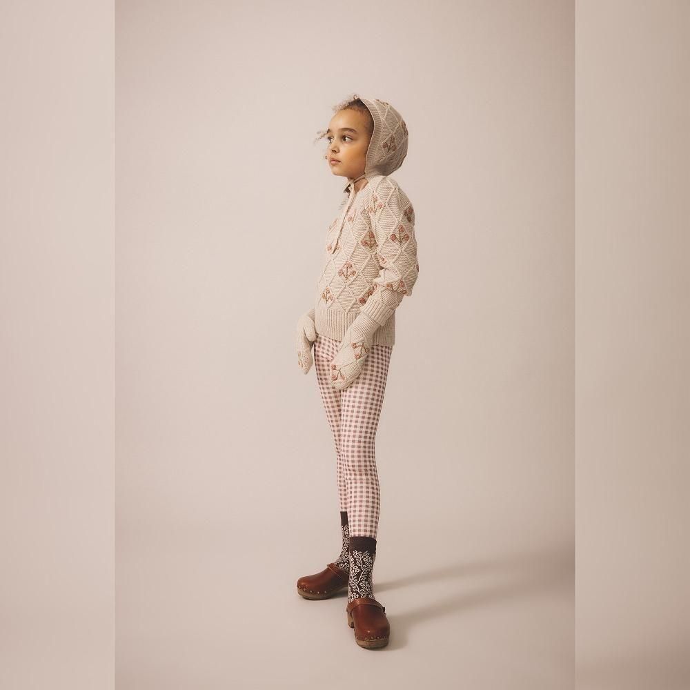 Soor Ploom キッズレギンス / Stretch Legging - Gingham Print