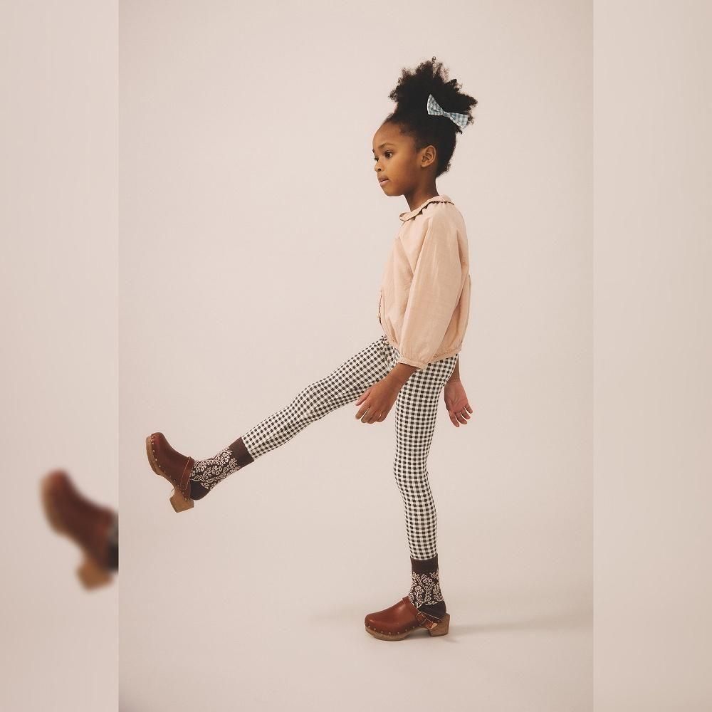 D3-̤Soor Ploom å쥮 / Stretch Legging - Gingham Print, Shale img2