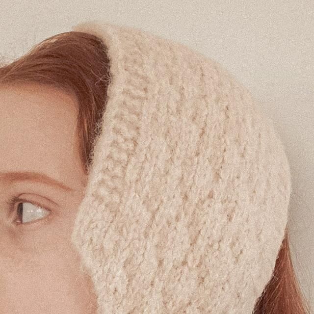 LMDI åإåɥХ / Knitted Headband Taupe img5