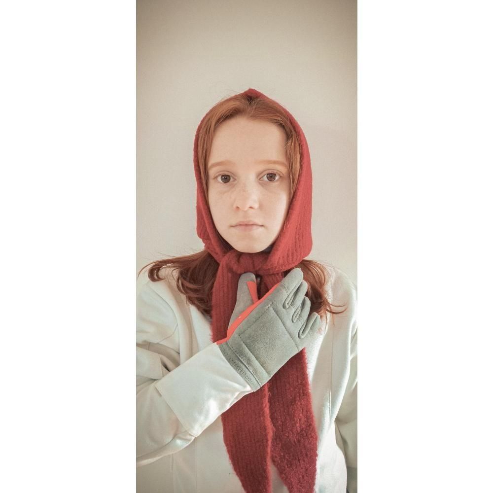 LMDI å˥åȥաɡۤä / Knitted Hood Red img5