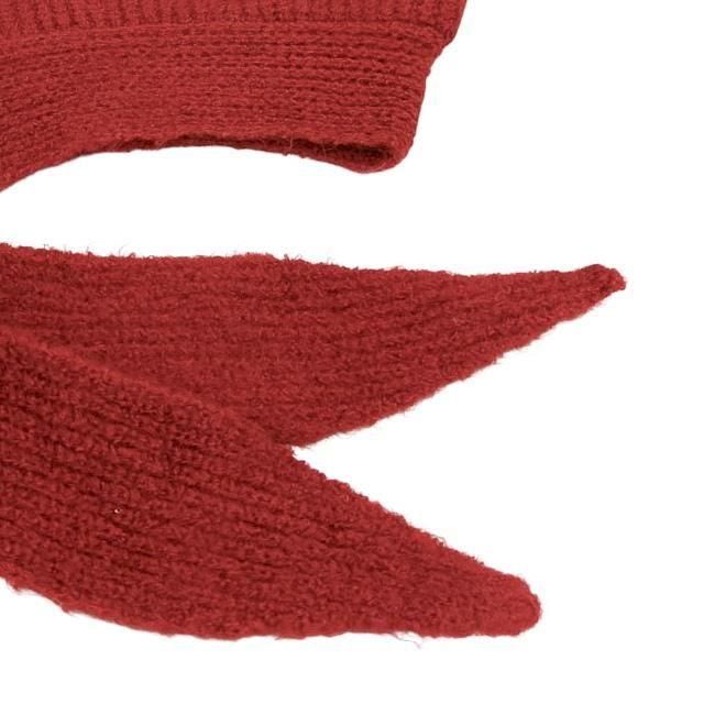 LMDI å˥åȥաɡۤä / Knitted Hood Red img5