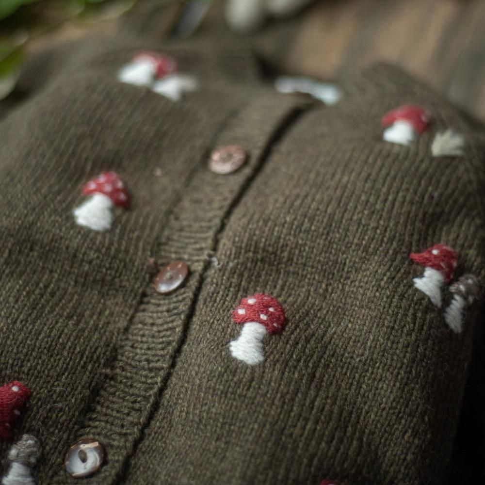 11ټȯShirley Bredal åǥ / Mushroom Cardigan - Pine img5