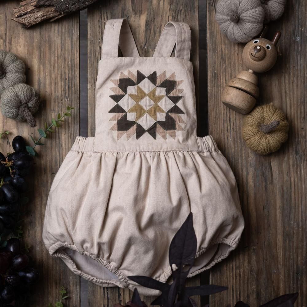 Shirley Bredal ٥ӡѡ / Patchwork Romper - Oats img3