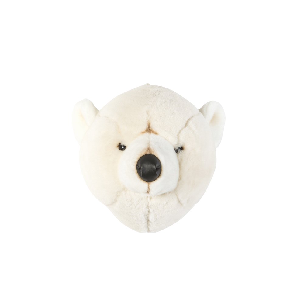Animal Head Polar Bear 剥製風のぬいぐるみ 白くま Cuccu こども服と雑貨のセレクトショップ クックです