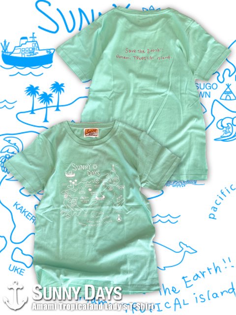 Amami Land T-shirt (Lady's)3顼<img class='new_mark_img2' src='https://img.shop-pro.jp/img/new/icons57.gif' style='border:none;display:inline;margin:0px;padding:0px;width:auto;' />