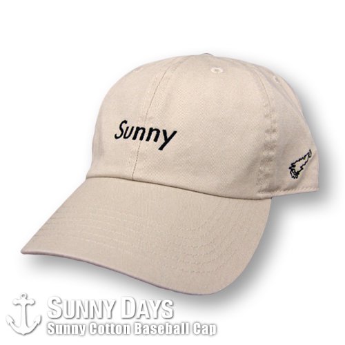 Sunny Cotton Baseball CAP 6カラー<img class='new_mark_img2' src='https://img.shop-pro.jp/img/new/icons57.gif' style='border:none;display:inline;margin:0px;padding:0px;width:auto;' />