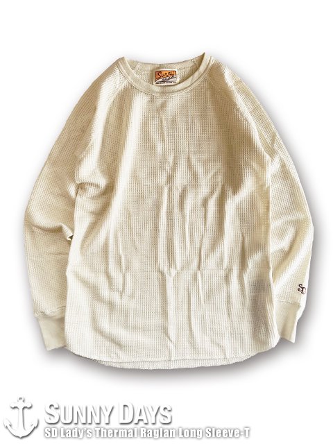 SD Lady's Thermal Raglan Sleeve-T (Lady's) ナチュラル<img class='new_mark_img2' src='https://img.shop-pro.jp/img/new/icons16.gif' style='border:none;display:inline;margin:0px;padding:0px;width:auto;' />