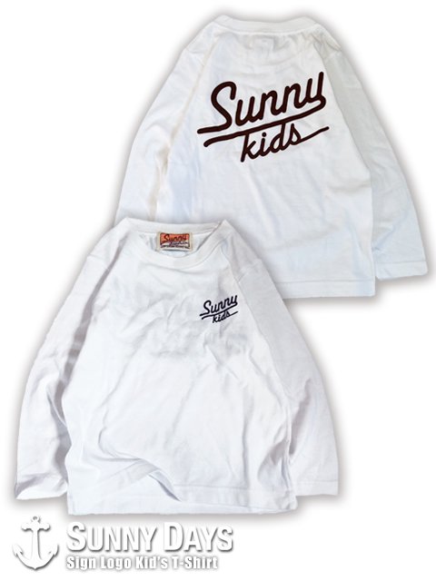 Sign Logo Kid's Long Sleeve T (Kid's)　ホワイト<img class='new_mark_img2' src='https://img.shop-pro.jp/img/new/icons57.gif' style='border:none;display:inline;margin:0px;padding:0px;width:auto;' />