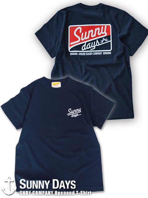 SNDY COMPANY Openend T-Shirt (Unisex) ネイビー