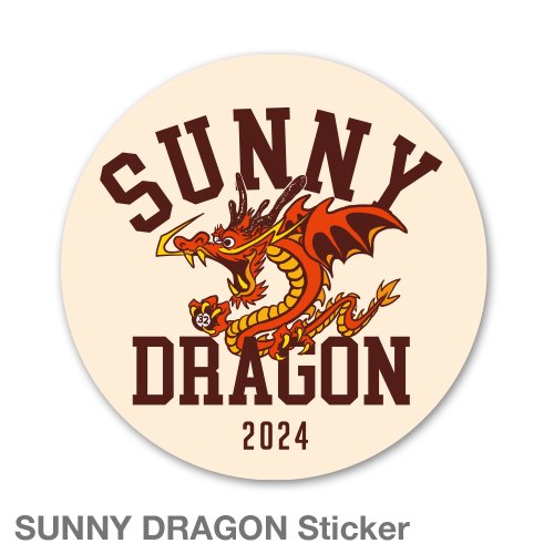 SUNNY DRAGON Sticker<img class='new_mark_img2' src='https://img.shop-pro.jp/img/new/icons14.gif' style='border:none;display:inline;margin:0px;padding:0px;width:auto;' />