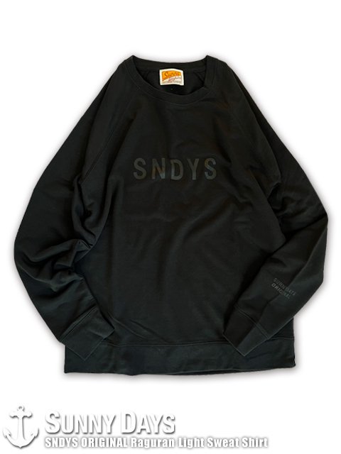 SNDYS ORIGINAL Raguran Light Sweat Shirt (Unisex) ֥å