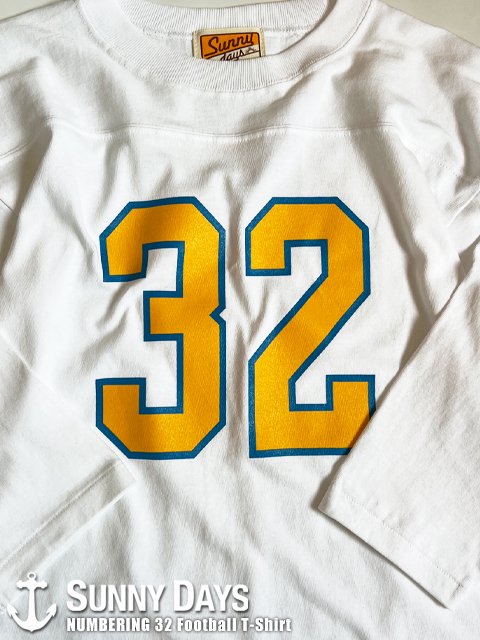 NUMBERING 32 Classic FootBall 3/4 Sleeve T (Unisex) ۥ磻<img class='new_mark_img2' src='https://img.shop-pro.jp/img/new/icons14.gif' style='border:none;display:inline;margin:0px;padding:0px;width:auto;' />