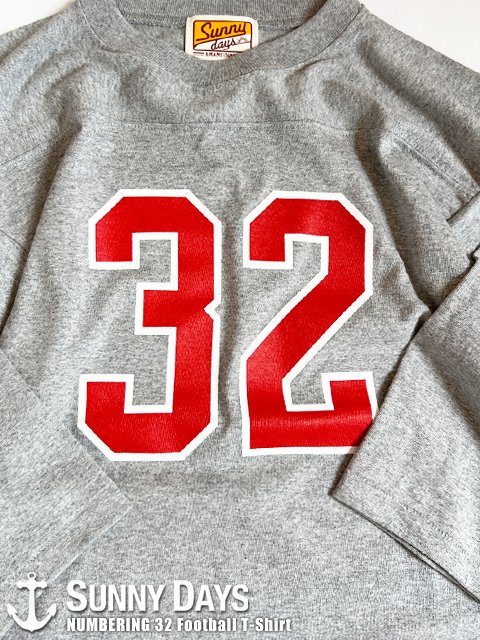 NUMBERING 32 Classic FootBall 3/4 Sleeve T (Unisex) إ졼<img class='new_mark_img2' src='https://img.shop-pro.jp/img/new/icons14.gif' style='border:none;display:inline;margin:0px;padding:0px;width:auto;' />