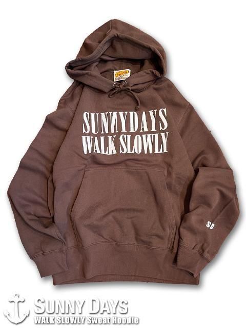 WALK SLOWLY Sweat Hoodie (Unisex)  �֥饦��<img class='new_mark_img2' src='https://img.shop-pro.jp/img/new/icons57.gif' style='border:none;display:inline;margin:0px;padding:0px;width:auto;' />
