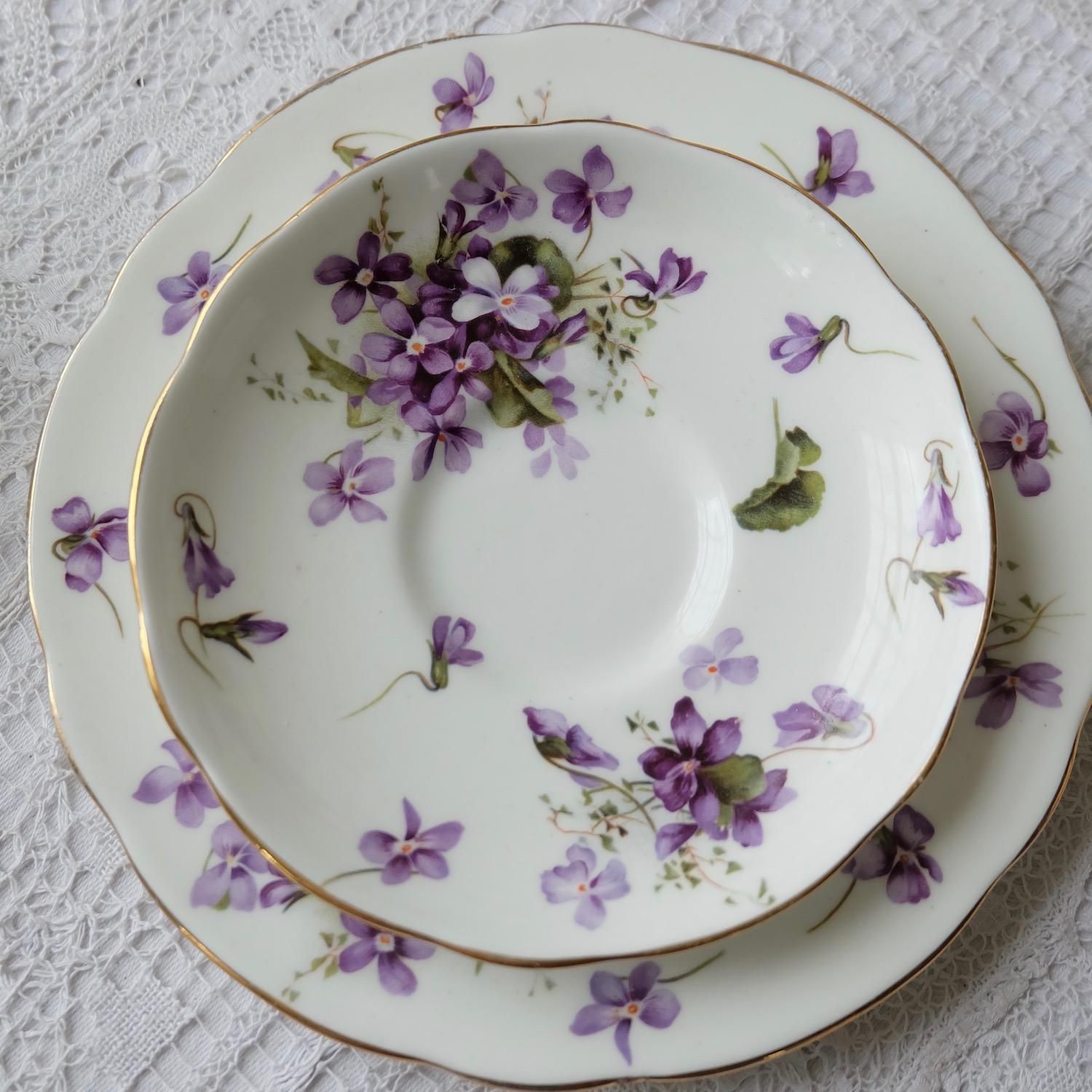 ハマースレイ バイオレット 3パートディッシュ 【公式通販】