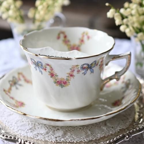 Antique mustache cup - Etsy 日本 ムスタッシュカップ 花柄陶磁器