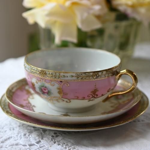 エドワード時代・ オールドノリタケスタイル ピーコックチャイナ MADE