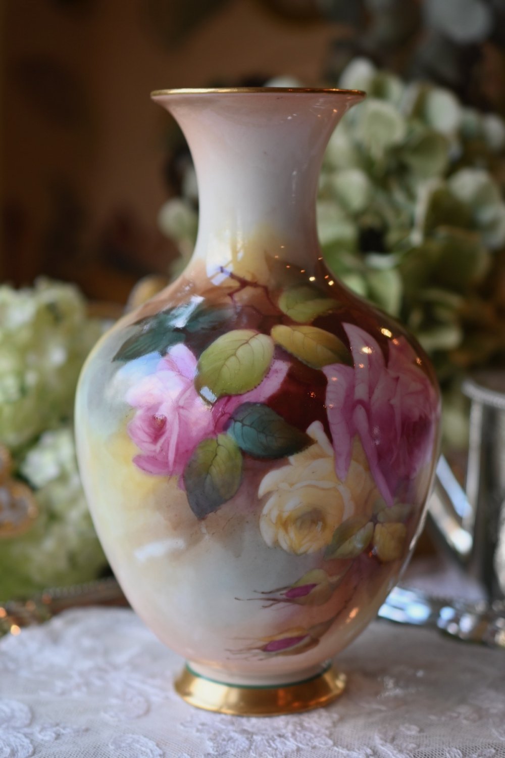 ロイヤルウースター 花瓶 イギリス製 - インテリア小物