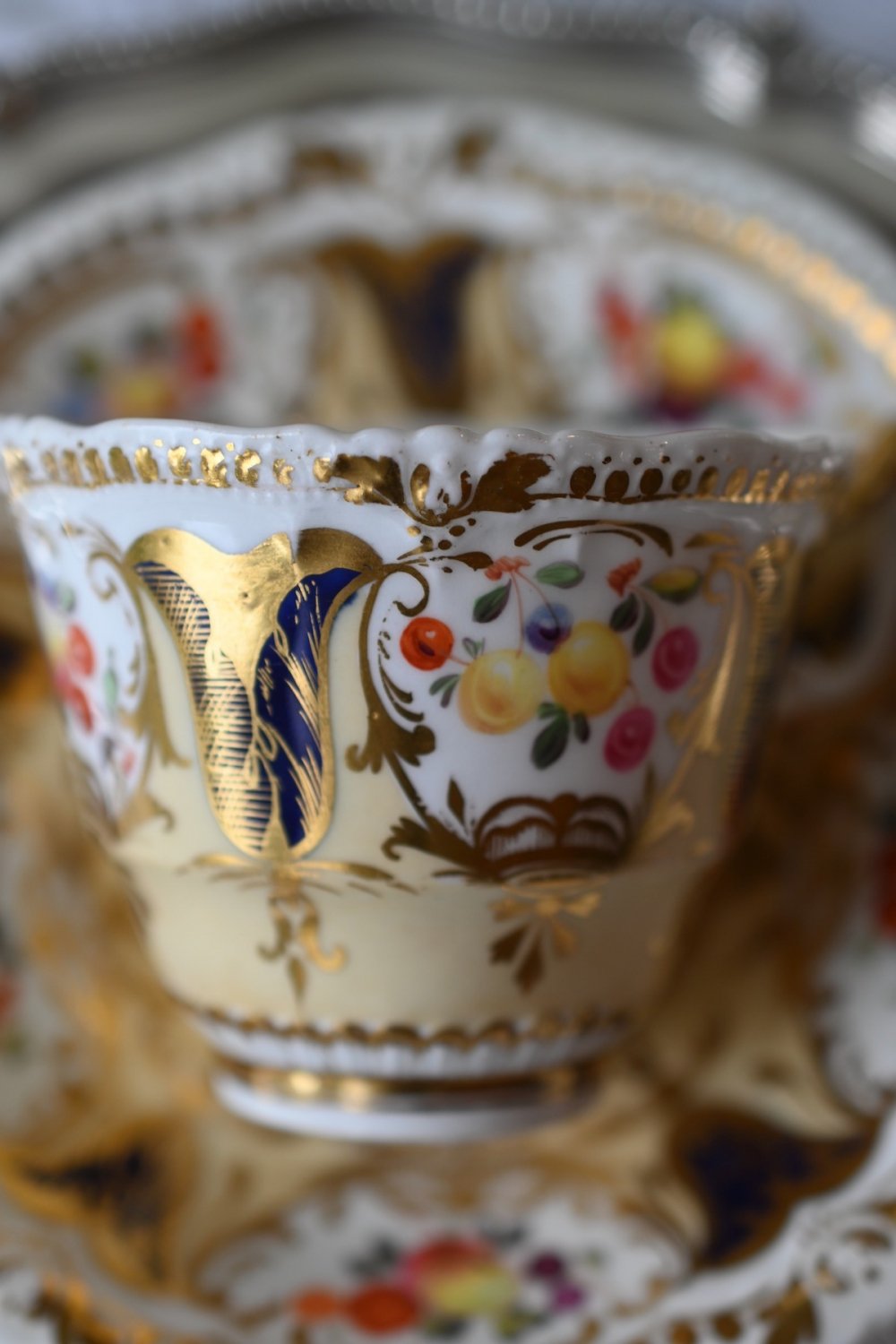 オールコックのカップ&ソウサー(1820年頃)-