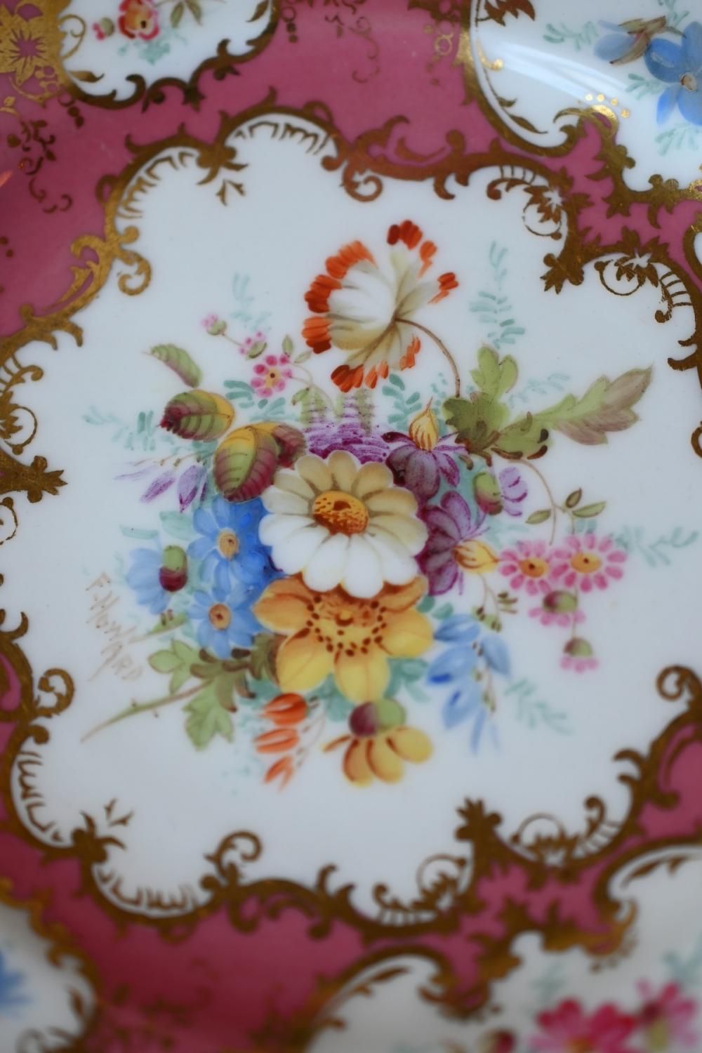 オールド コールポートピリオド バーリーピンクが華やかなカップ