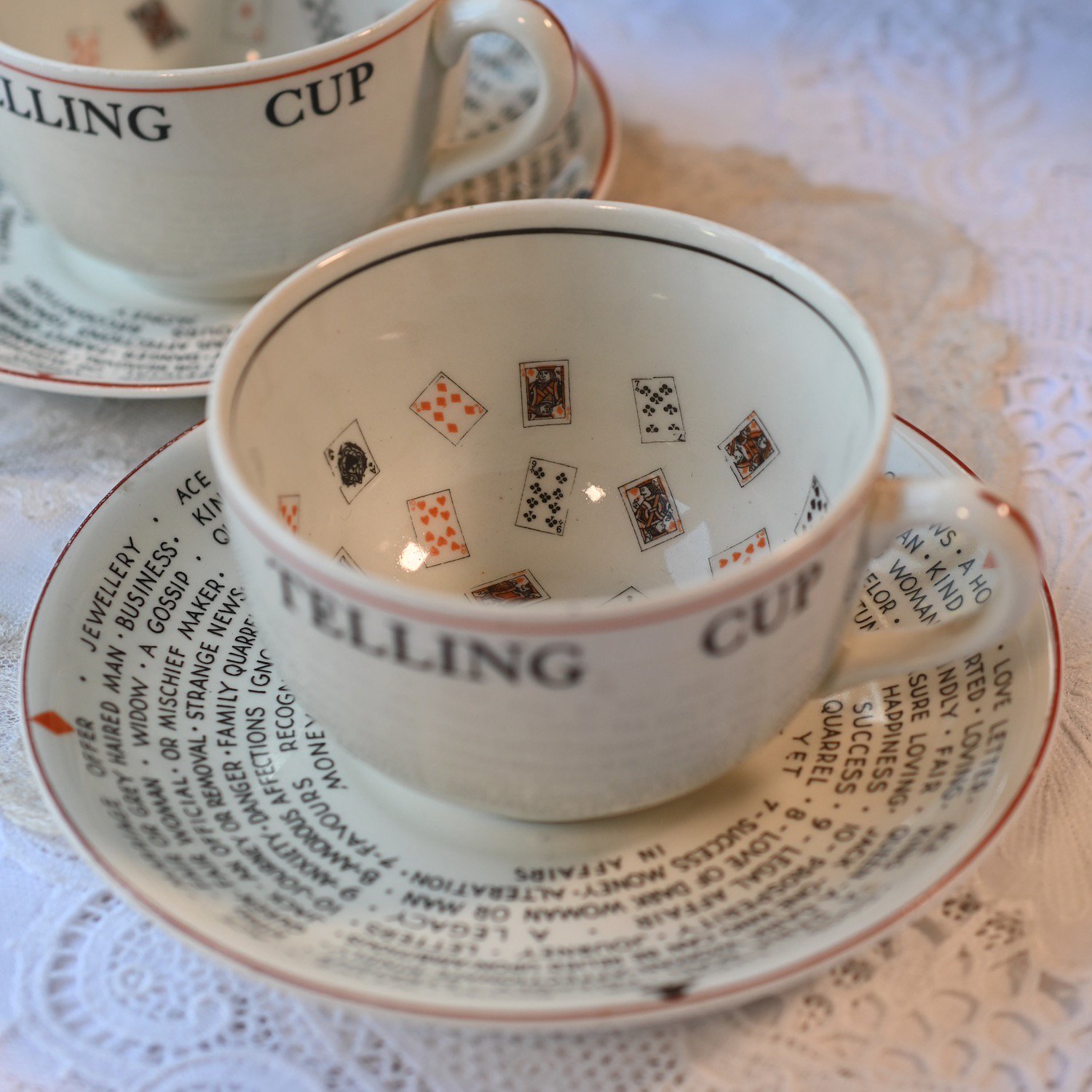 レア アルフレッド・ミーキン 30年代 紅茶占い フォーチュンカップ