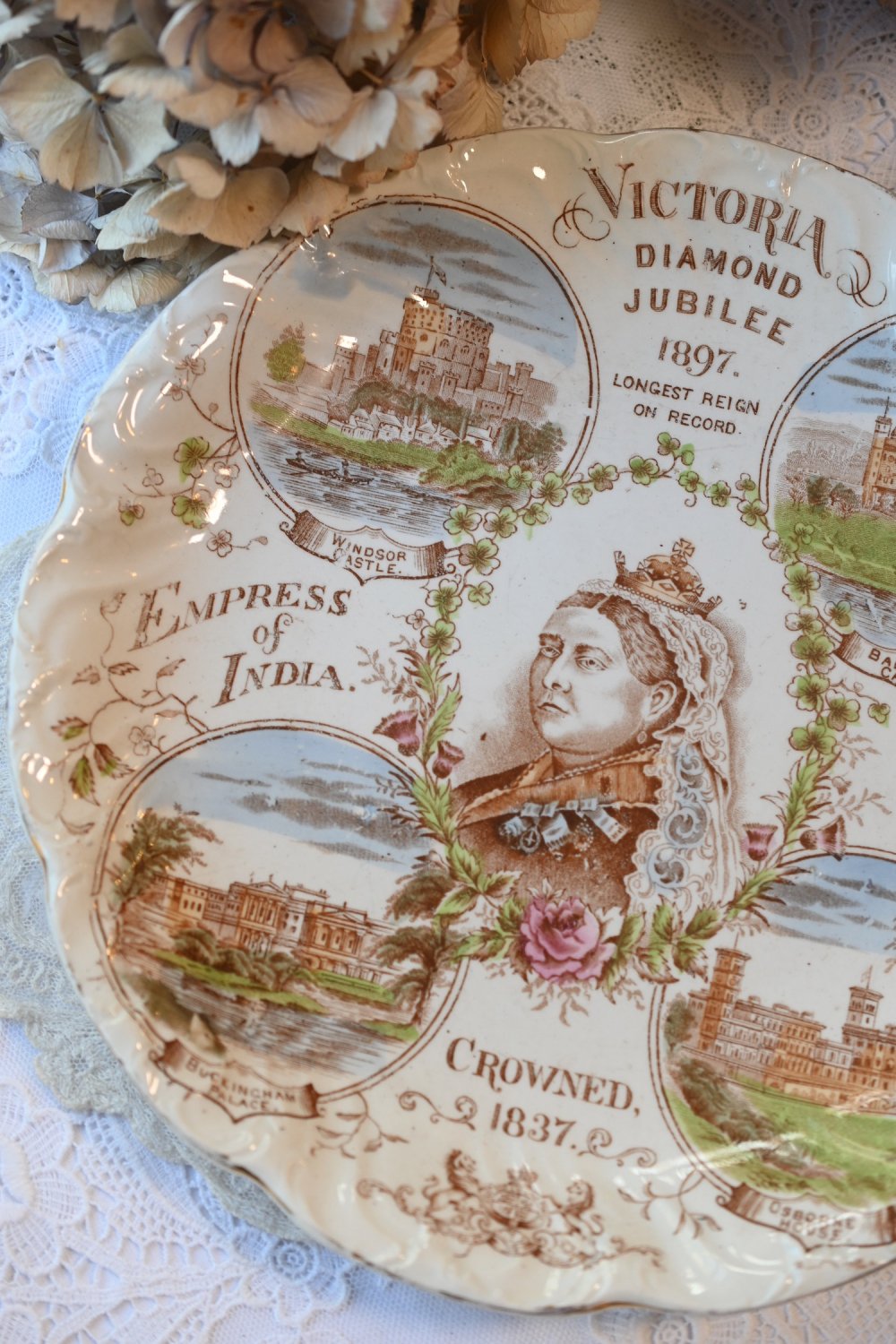 英国アンティーク ◇1886年 ヴィクトリア女王 ジュビリーイヤー 記念 