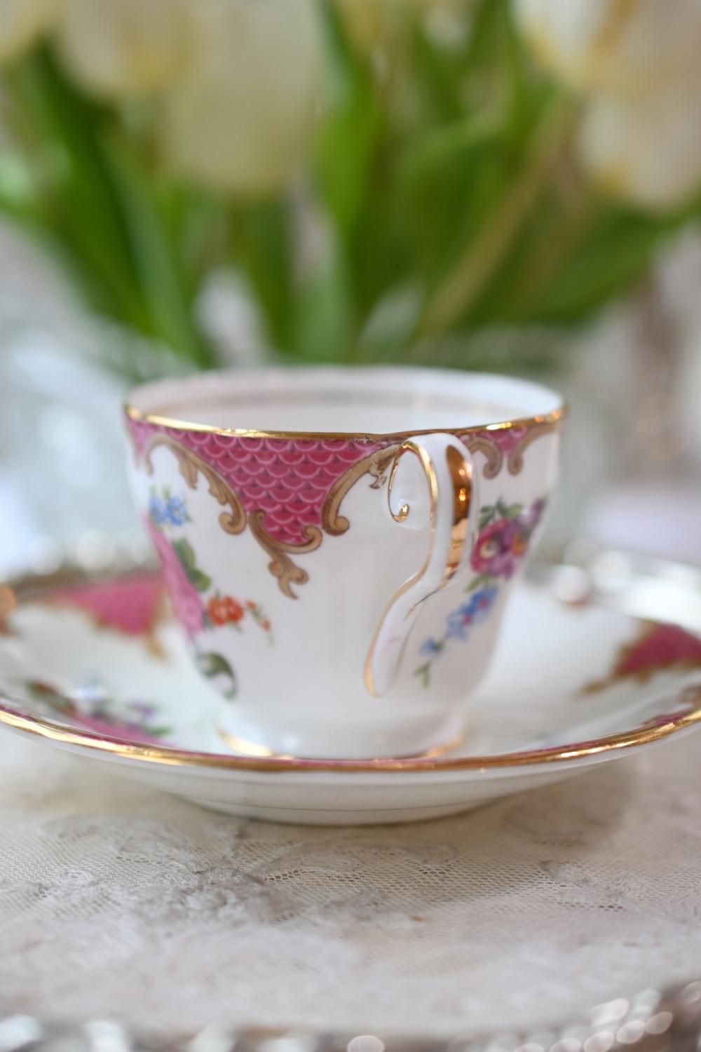 fancy china ティーセット パンダのファンシー磁器ティーセット