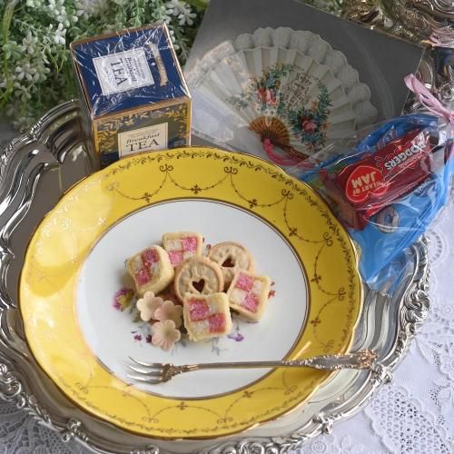 英国アンティーク　リッジウェイ　イエロー　プレート 皿　イギリス 英国アンティーク リッジウェイ イエロー プレート 皿 イギリス