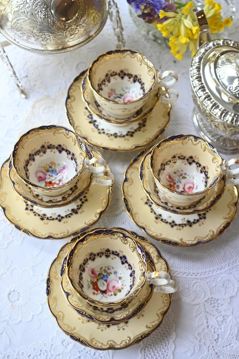 希少】イギリスで購入 アンティーク COALPORT 天使柄 コールポート