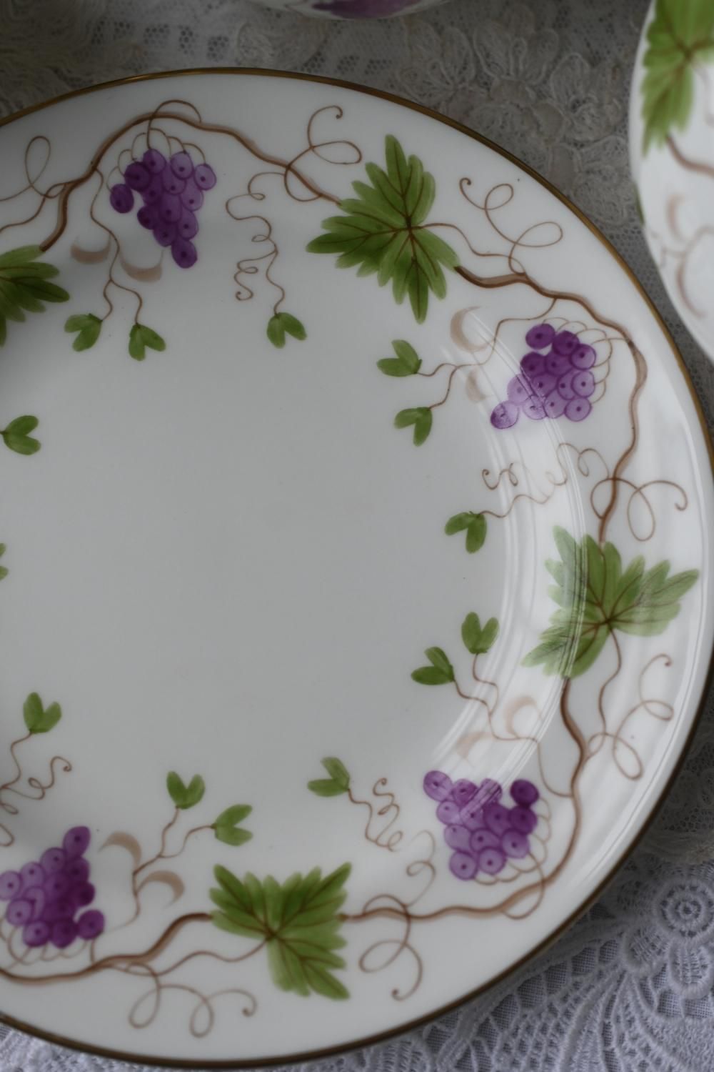 ウィリアムロジャース　純銀P 葡萄柄　ティーセット ヴィンテージ ティーセット27ピース