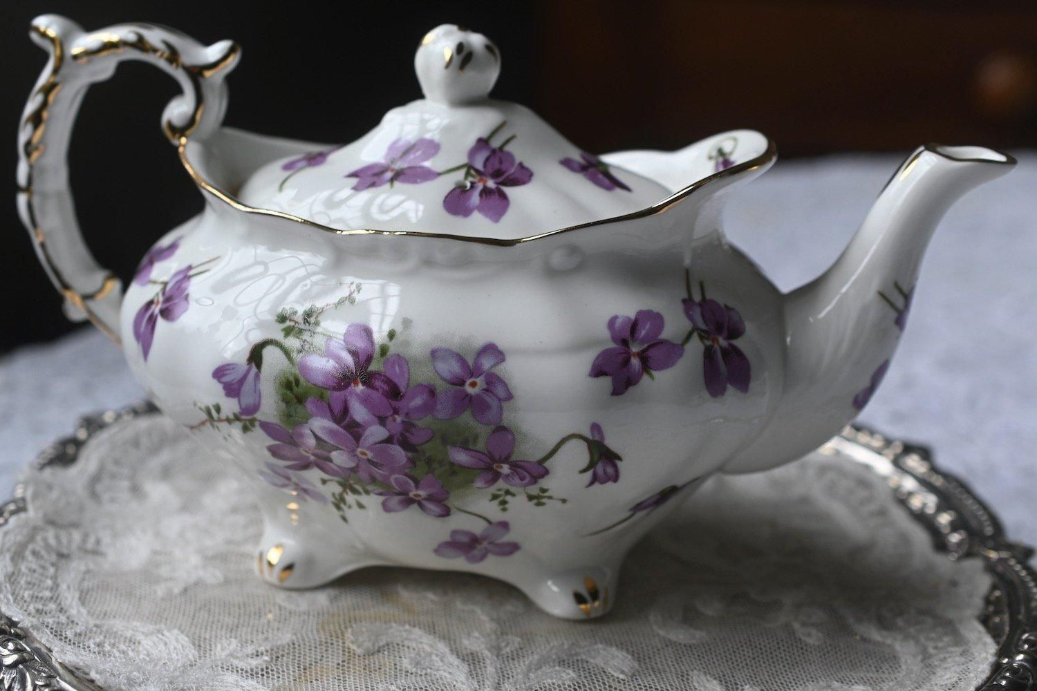 ハマースレイ　バイオレット　ティーポット　大 ハマースレイ バイオレット ティーポット 大 【公式通販】