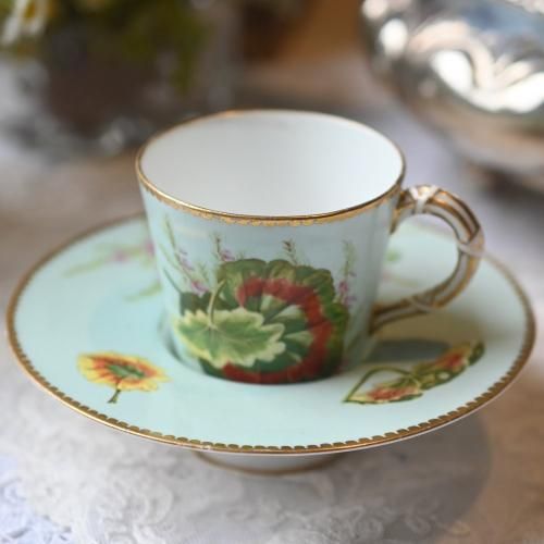 ウースター　カップ　ソーサー　西洋アンティーク　ロイヤルウースター　骨董 ウースター カップ ソーサー 西洋アンティーク ロイヤルウースター 骨董